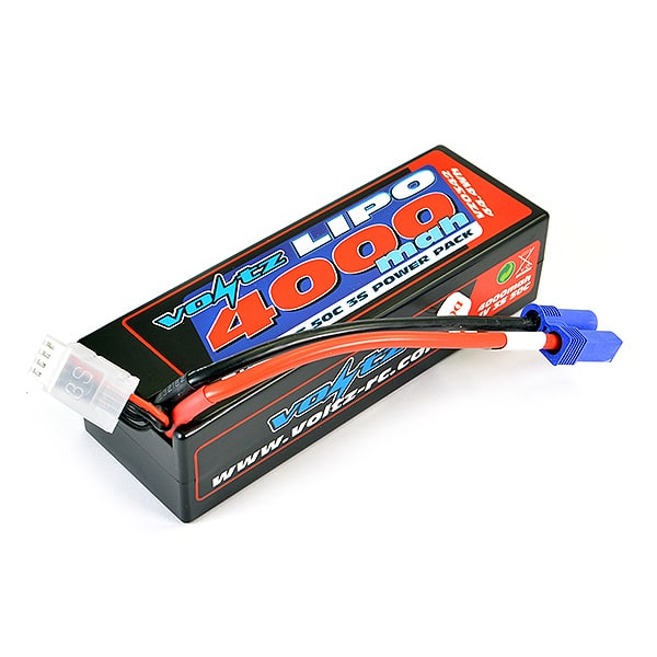 VZ0342EC5 Voltz 4000Mah Hard Case 11.1v (3s) 50C Lipo Stick Pack W/Ec5 VZ0342EC5 - Image 1