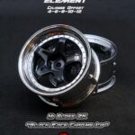 DS Racing Drift Element Hi Gross 2K Black Face Chrome Lip (2pk) DE-012