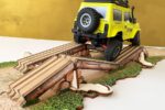 Crawler Park Axes Crossing Obstacle For 1/24 RC Crawler Park circuit TWD240002 - Image 3