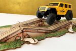 Crawler Park Axes Crossing Obstacle For 1/24 RC Crawler Park circuit TWD240002 - Image 4