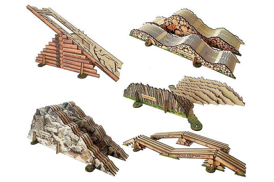 TWDKIT0003 Crawler Park Kit Of 5 Obstacles For 1/24 RC Crawler Park circuit TWDKIT0003 - Image 1