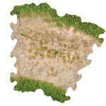 Crawler Park 3 X Mud Bend For 1/24 RC Crawler Park circuit TWDTRK003