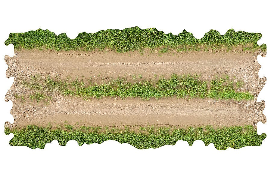 TWDTRK008_3 Crawler Park 2 X Dirt And Grass Straights For 1/24 RC Crawler Park TWDTRK004 - Image 1