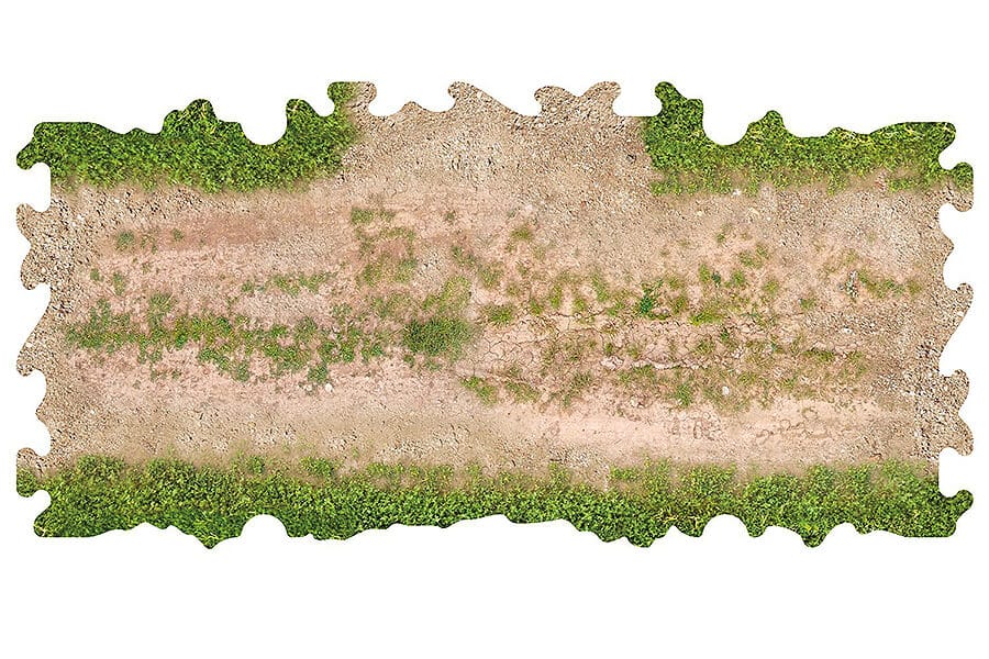 TWDTRK006 Crawler Park 2 X T-Junction With Grass For 1/24 RC Crawler Park circuit TWDTRK006 - Image 1