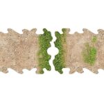 Crawler Park 4 X Dirt And Grass Quarter Straights For 1/24 RC Craw TWDTRK009