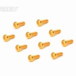 Carten Screw Set 12.9- BH M3x10 Gold Coating (10pc) GBH0310