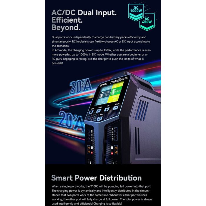 Sky RC T1000 Maestro AC/DC Charger SK-100182-03 - Image 5