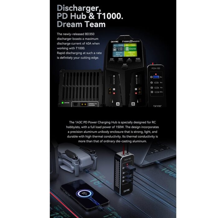 Sky RC T1000 Maestro AC/DC Charger SK-100182-03 - Image 8