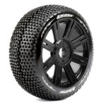 Louise RC B-Turbo 1/8 FR/RR Soft Hex 17mm Spoke Black L-T3104SB