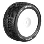 Louise RC T-Turbo 1/8 FR/RR Soft 0 Offset White L-T3112SW