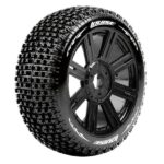 Louise RC B-Pirate 1/8 FR/RR Soft Hex 17mm Spoke Black L-T3126SB