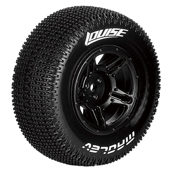 L-T3145VBTR Louise RC SC-Maglev 1/10 Rr Super Soft Slash Rr , Slash 4*4 Black L-T3145VBTR - Image 1