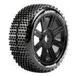 Louise RC B-Hornet 1/8 FR/RR Super Soft Hex 17mm Spoke Black L-T3150VB