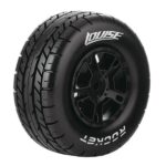 Louise RC SC-Rocket 1/10 FR/RR Soft Arrma Senton 6S Black 17mm Hex L-T3154SBM