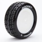 Louise RC E-Rocket 1/10 4Wd/Fr Soft Kyosho Hex 12mm White L-T3186SWKF