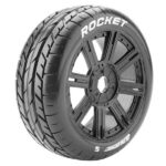 Louise RC B-Rocket 1/8 FR/RR Soft Hex 17mm Spoke Black L-T3190SB