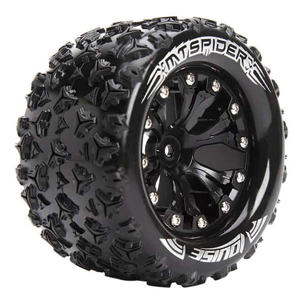L-T3203SBM Louise RC MT-Spider 1/10 Soft Hex 14mm Black Arrma Granite L-T3203SBM - Image 1