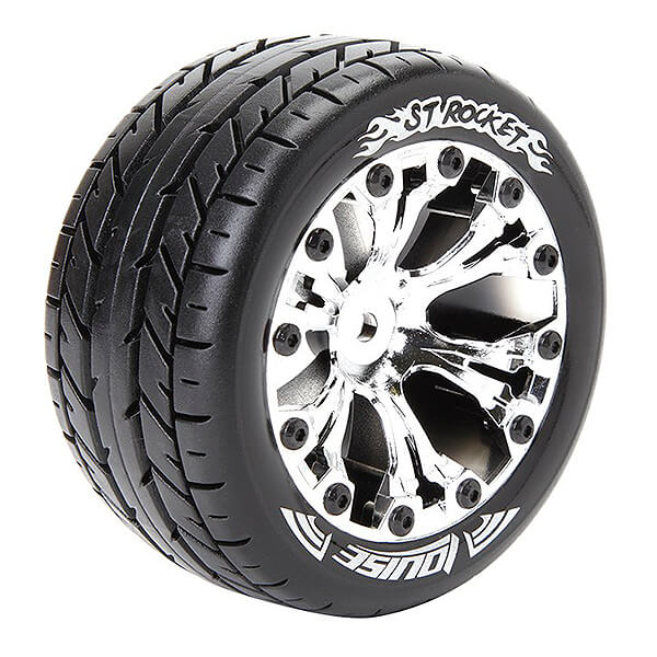 L-T3208SC Louise RC ST-Rocket 1/10 Soft 0 Offset Chrome L-T3208SC - Image 1