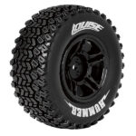 Louise RC SC-Hummer 1/10 FR/RR Soft Arrma Senton 6S Hex 17 Black L-T3224SBM