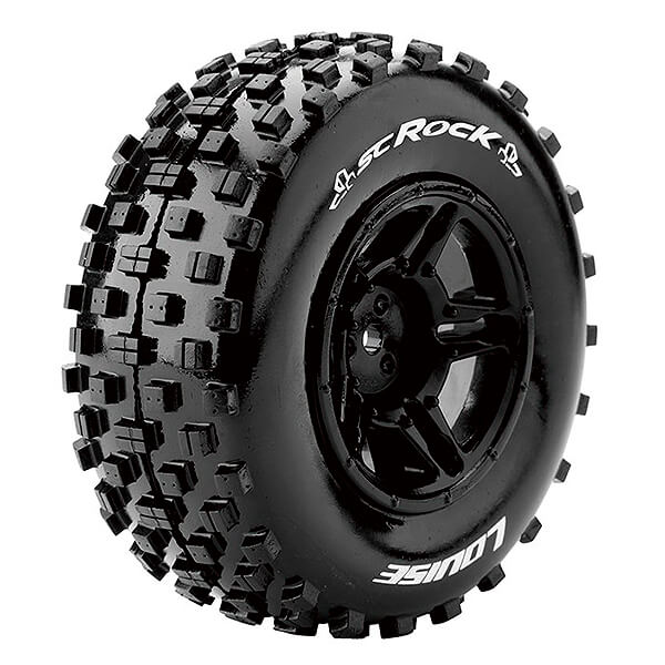 L-T3229SBTR Louise RC SC-Rock 1/10 Rr Soft Slash Rr, Slash 4*4 F/R Black L-T3229SBTR - Image 1