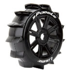 Louise RC B-Paddle 1/8 FR/RR Soft Hex 17mm Spoke Black L-T3249SB