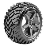 Louise RC T-Apollo 1/8 FR/RR 0 Offset Black Chrome L-T3252SBC