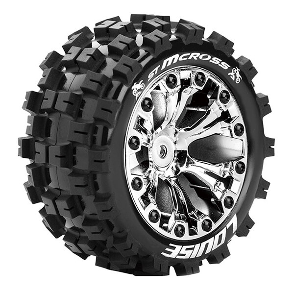 L-T3272SCH Louise RC ST-MCRoss 1/10 Soft 1/2 Offset Chrome Gp Jato 2Wd L-T3272SCH - Image 1