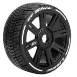 Louise RC GT-Shiv 1/8 FR/RR Super Soft Hex 17mm Spoke Black L-T3284VB