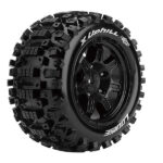 Louise RC X-Uphill Black Mounted Arrma Kraton 8S Hex 24mm L-T3297BM