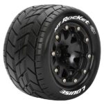 Louise RC MT-Rocket 1/10 Soft Bead-Lock/1/2 Offset Hex 12mm Black L-T3307SBH