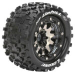 Louise RC MT-Uphill 1/10 Soft Bead-Lock/0 Offset Hex 12mm Blk Chrome L-T3309SBC