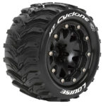 Louise RC MT-Cyclone 1/10 Soft Hex 14mm Black Arrma Granite Black L-T3310SBM