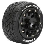 Louise RC ST-Rocket 1/10 Soft Bead-Lock/0 Offset Hex 12mm Black L-T3311SB
