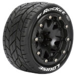 Louise RC ST-Rocket 1/10 Soft Bead-Lock/1/2 Offset Hex 12mm Black L-T3311SBH