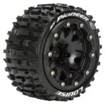 Louise RC ST-Pioneer 1/10 Soft Bead-Lock/0 Offset Hex 12mm Black L-T3312SB
