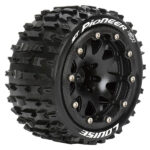 Louise RC ST-Pioneer 1/10 Soft Bead-Lock/1/2 Offset Hex 12M Black L-T3312SBH