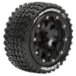 Louise RC ST-Hummer 1/10 Soft Bead-Lock/0 Offset Hex 12mm Black L-T3314SB