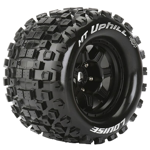 L-T3322B Louise RC MT-Uphill 1/8 Sport 0 Offset Hex 17mm Black L-T3322B - Image 1