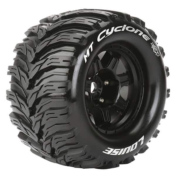 L-T3323BH Louise RC MT-Cyclone 1/8 Sport 1/2 Offset Hex 17mm Black L-T3323BH - Image 1