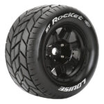 Louise RC ST-Rocket 1/8 Sport 1/2  Offset Hex 17mm Black L-T3324BH
