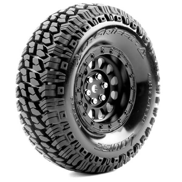 L-T3344VB Louise RC CR-Griffin 1/10 Super Soft Black Hex 12mm L-T3344VB - Image 1