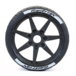 Fastrax Supaforza Front 52? Tyres / Blk 17mm hex Wheels FAST1017-52