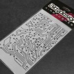 Bittydesign BDSTC-013 Vinyl Stencil Electronic "Circuit" BDSTC-013