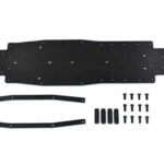 Reve D RDX Black FRP Main Chassis & Side Deck Set D1-BFS01