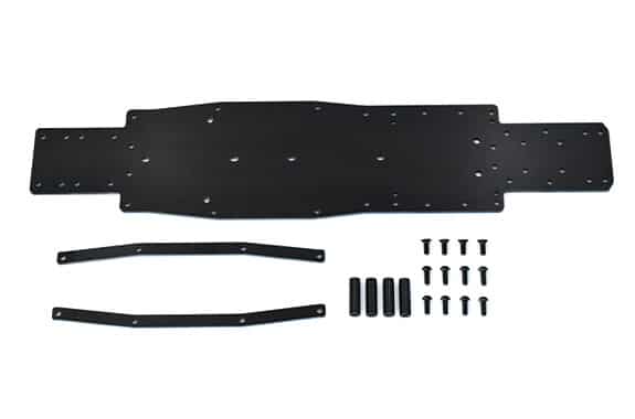 D1-BFS01 Reve D RDX Black FRP Main Chassis & Side Deck Set D1-BFS01 - Image 1