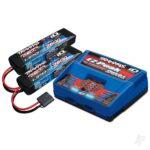 Traxxas iD Combo 1x EZ-Peak Dual Charger & 2x LiPo 2S 7600mAh Battery TRX2991T