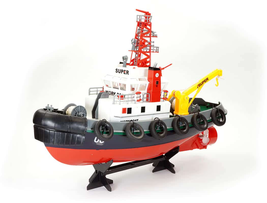 HL3810 Heng Long Tug Work Boat with Water Hose HL3810 - Image 1