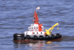 Heng Long Tug Work Boat with Water Hose HL3810 - Image 12