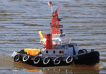 Heng Long Tug Work Boat with Water Hose HL3810 - Image 13