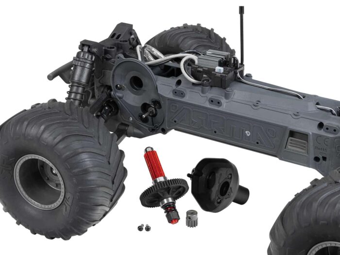 Arrma Gorgon 2WD Monster Truck 1/10th Ready-To-Assemble Kit Gunmetal ARA3230SKT1 - Image 7